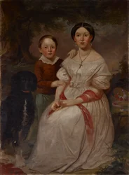 Retrato de Sarah Elizabeth Morrison e Samuel Morrison
